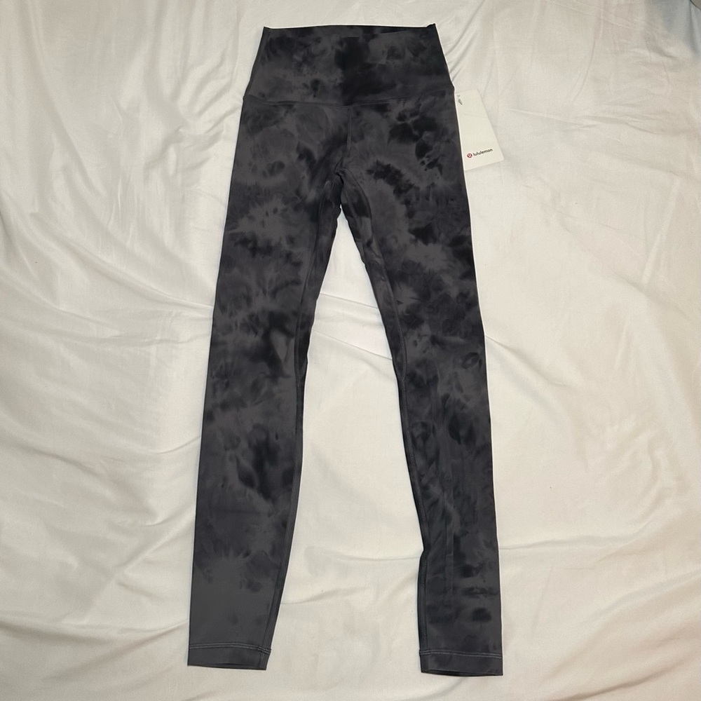 Lululemon Diamond dye align legging 28" grey/black